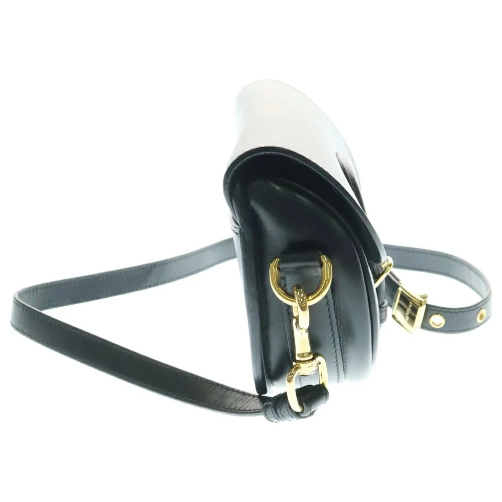 Christian Dior Boy East West Shoulder Bag Black Leather - Picture 3 of 6